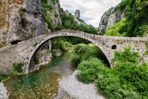 beautiful landscape, bridge, greece